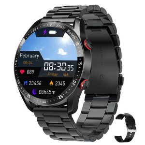 HW20 Smart Watch ECG+PPG Business Stainless Steel Strap 1.46 TFT Display for Call Life Waterproof
