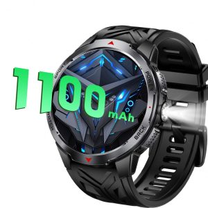 Dodobit 1100mAh Large Battery TFT Display Silica Gel 50mm Outdoor Smart Watch DT05 Unisex BT Call IP67 Waterproof Sleep Tracker