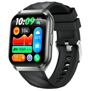 MT66 Smart Watch 1.83 Inch Curved 3D Display Square Screen 1000mah Big Battery Fitcloudpro App Bt 5.4 Call IP68 Sport Smartwatch