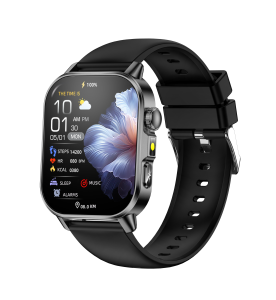NX W5 ECG Smart Watch with Bluetooth Calling. One-Touch Health Scan. HRV & Flashlight 4 Modes